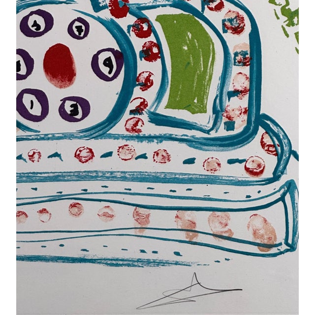 Surrealism 1970s Dali Imaginations & Objects Cybernetic Lobster Telephone H Sig/Num Surreal Art For Sale - Image 3 of 5