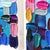 2020s Breathtaking - Large Original Abstract Textural Impasto Triptych Painting by Shiri Phillips For Sale - Image 5 of 10