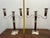 Pair of Mahogany and Silver Plated Candelabras For Sale - Image 16 of 18