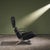 Osvaldo Borsani P40 Lounge Chair in Stainless Steel and Black Faux Leather by Osvaldo Borsani for Tecno, Italy, 1950s For Sale - Image 4 of 13