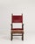 Red Renaissance Throne With Red Velvet Upholstery For Sale - Image 8 of 13
