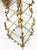 Gilt Metal Flowers Decorated Italian Pyramid Shape Display Shelves Etagere Table For Sale - Image 13 of 16