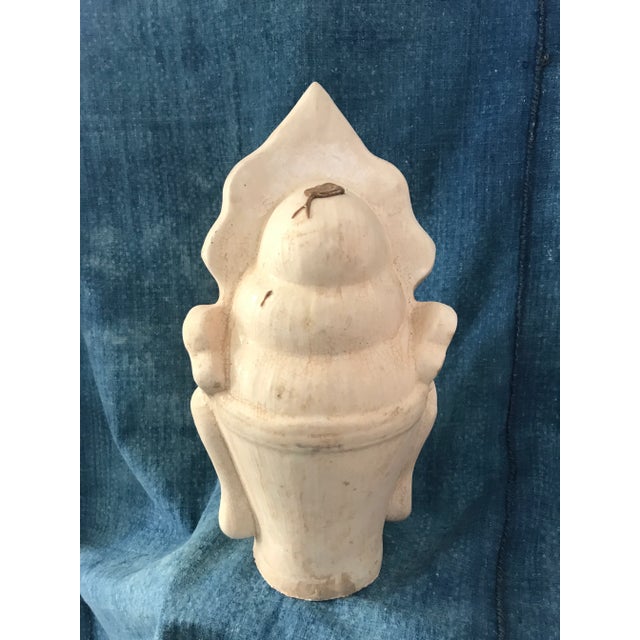 Ivory Majolica Quan Yin Buddha Head For Sale In Los Angeles - Image 6 of 9