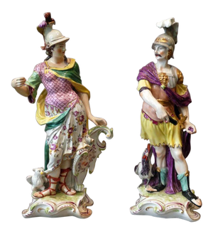 Chelsie Porcelains Figures - a Pair
