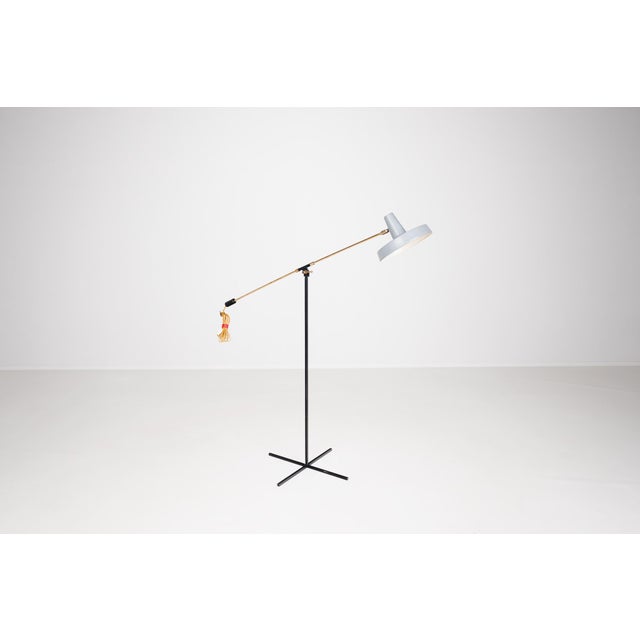 Mid-Century Counterbalance Floor Lamp from Boulanger, Belgium, 1960s, in Flawless conditions. Designed 1960 to 1969 I have...
