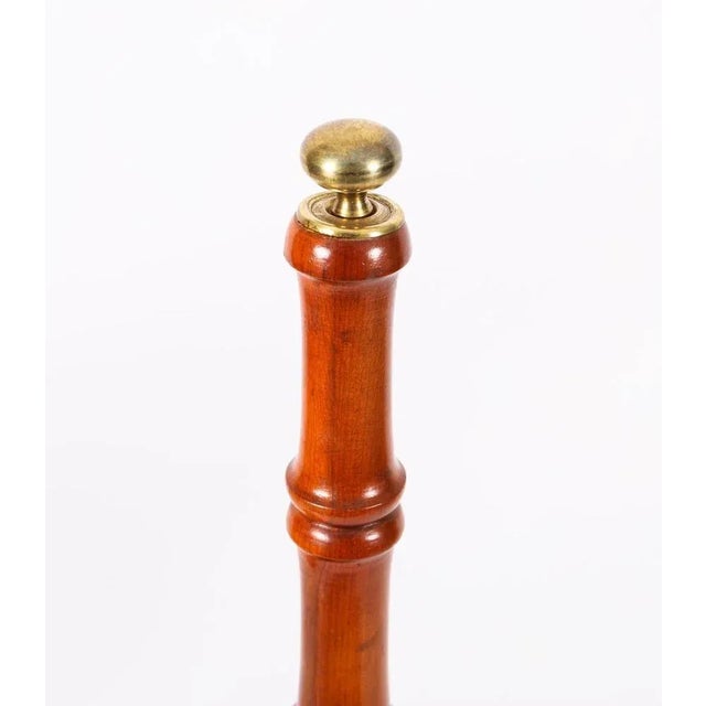 Vintage Spiral Library Steps in Mahogany, 20th Century For Sale - Image 9 of 13