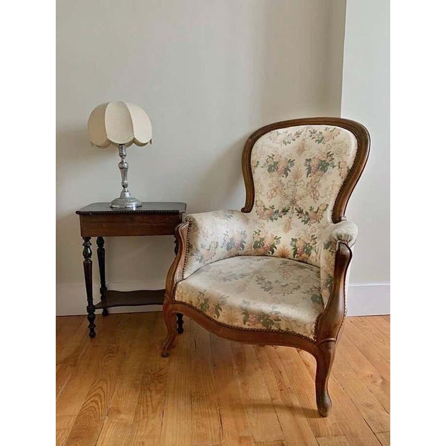 French Louis Philippe Bergere Armchair, 19th Century For Sale - Image 15 of 16