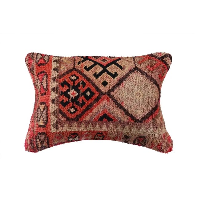 Pink & Brown Pillow Cover For Sale - Image 4 of 4