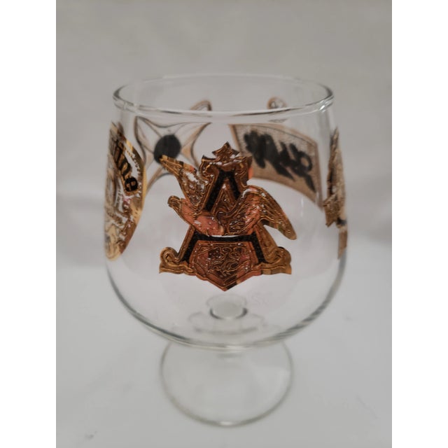 1970s Culver 22k Gold Beer Logo Goblets- Set of 5 For Sale - Image 11 of 12