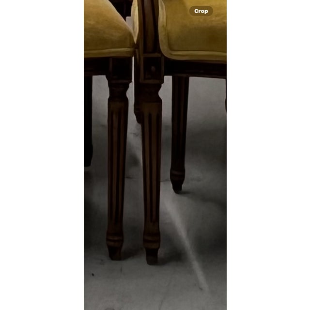 Mid 20th Century Louis XVth Style Upholstered Chairs - Set of 8 For Sale - Image 5 of 9