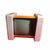 Here's a design classic in orange. 1970s philips tx tv in original packaging space age portable new old stock orange...
