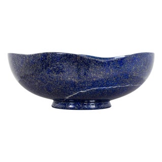 Gemstone bowl - Lapislazuli, Germany 1960s/70s For Sale