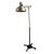 Vintage Mid 20th Century Chrome Industrial Floor Lamp on Wheels For Sale - Image 13 of 13