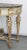 19th Century Louis XVI Style Painted and Parcel-Gilt-Demi-Lune Console Table For Sale In Houston - Image 6 of 7