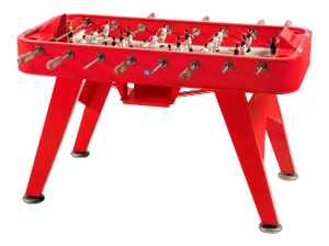 RS Barcelona RS2 Stainless Steel Foosball Table, Red