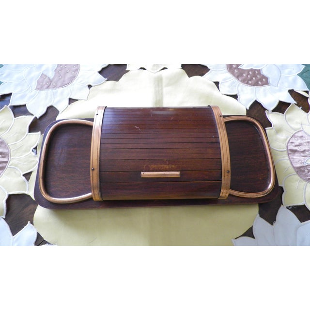 Art Deco Style Roll Top Cigarette Case, 1950s For Sale - Image 9 of 13