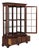 Henkel Harris Model 2303 Double Door Mahogany Display Cabinet For Sale