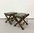 Vintage Carved Wood Lion-Head Curule Stools - Pair For Sale In West Palm - Image 6 of 7