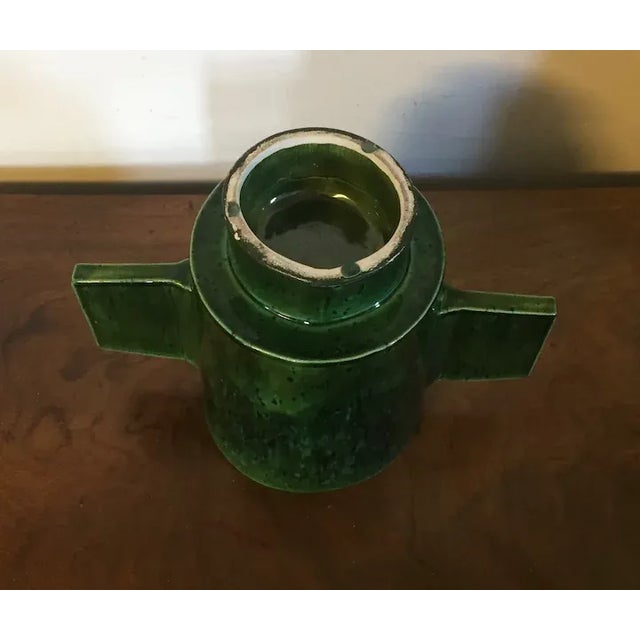 French Modernist Art Deco Pottery Vase For Sale - Image 4 of 13