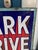 1940s Large Park Drive Sign in Enamel, 1940s For Sale - Image 5 of 13