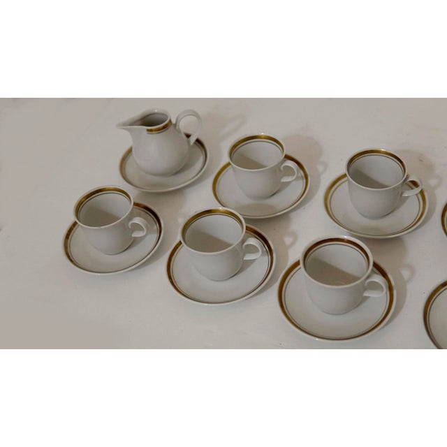 Vintage Henneberg Porcelain Demitasse Set- 20 Pieces For Sale - Image 11 of 13