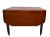 19th C. Sheraton Drop Leaf Table on Casters For Sale - Image 4 of 11