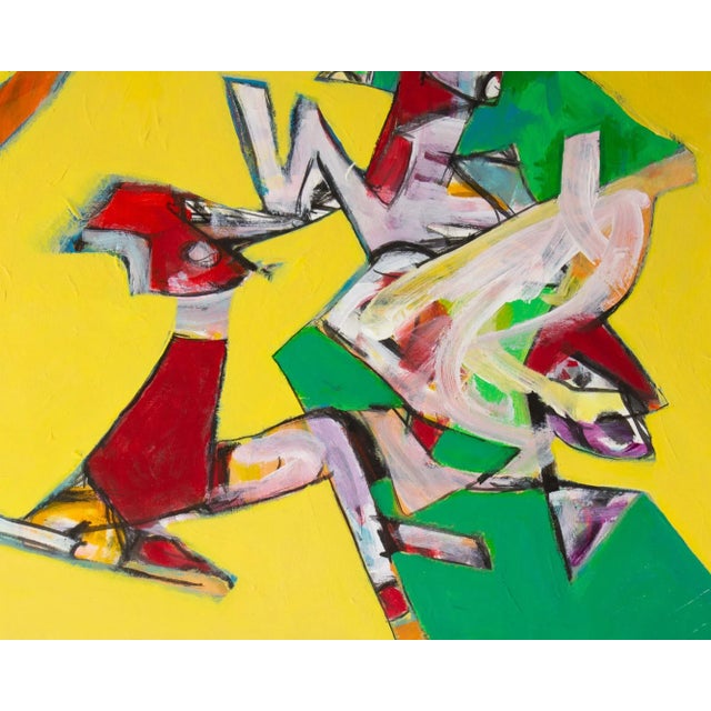 Abstract Acrylic on Paper Painting by James L. Bruch For Sale In Indianapolis - Image 6 of 8