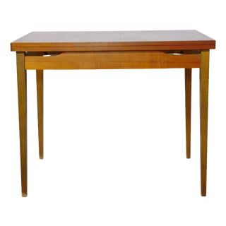 Mid-Century Folding Dining Table in Walnut by Wilhelm Renz, 1960s For Sale