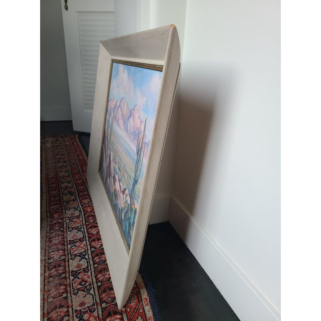 Pascal Hyde 1950s Oil Painting Mojave Desert Landscape For Sale - Image 18 of 18