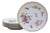 Vintage Rosenthal Meissen White Porcelain Dessert Plates Set Floral & Gold - Set of 6 For Sale