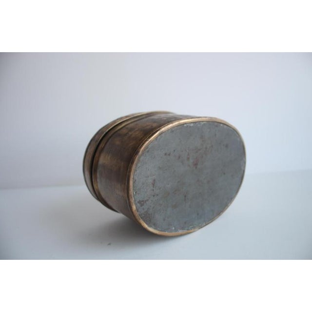 Gold Art Deco Brass Coffee Box, 1920s. For Sale - Image 8 of 11