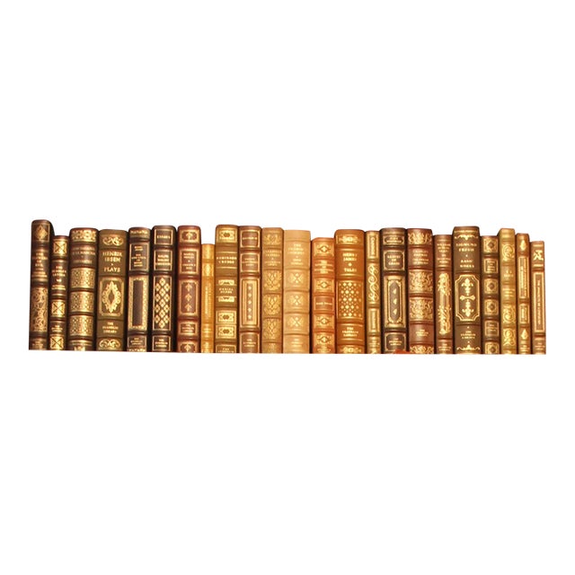 Franklin Library Leather-Bound Classics in Tan, Gold and Brown, 23 Volumes For Sale