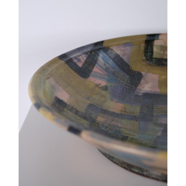 Ceramic Dish with Motif of Mysselhøj by Per Weiss, 1990 For Sale - Image 9 of 15