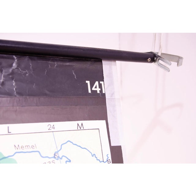 Vintage German School Map of Central Europe, 1961 For Sale - Image 13 of 16