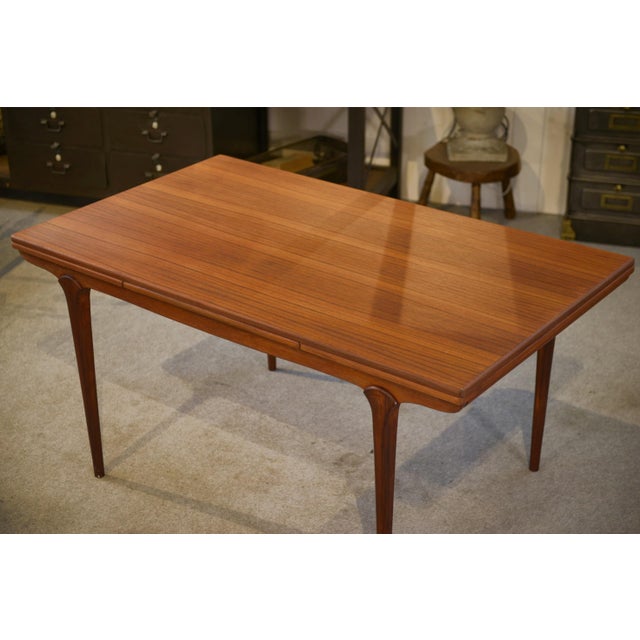 Wood Teak Table, Denmark, 1960s For Sale - Image 7 of 15