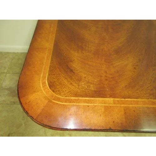 Jonathan Charles Jonathan Charles Empire Carved Center Louis XV Regency Center Console Sofa Table For Sale - Image 4 of 11