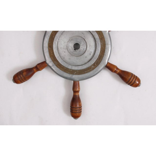 American Vintage Boat Steering Wheel For Sale - Image 3 of 5