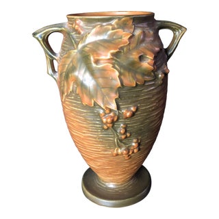 Vintage Used Burnt Orange Vases Chairish