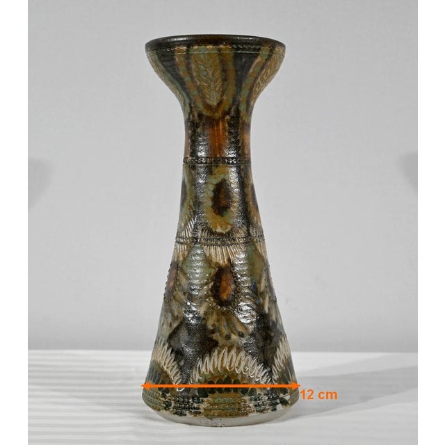 Salt Sandstone Vase by J-C. Courjault, 1975 For Sale - Image 13 of 17