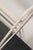Vintage Tamiami Two Tier Glass and White Enamel Metal Bar Cart by Brown Jordan For Sale - Image 9 of 16