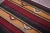 1960s Southwestern Red Striped Oushak Natural Kilim Rug For Sale - Image 11 of 13
