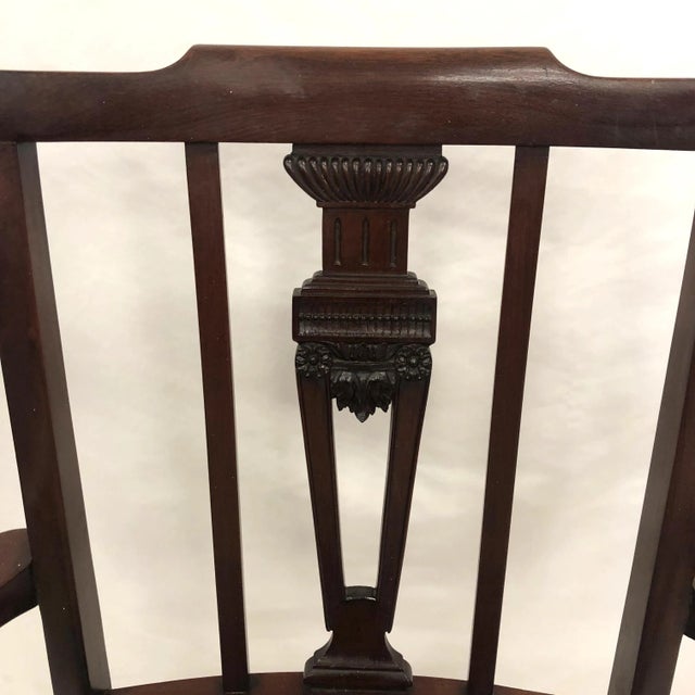 Vintage Chippendale Style Chair For Sale In Birmingham - Image 6 of 8