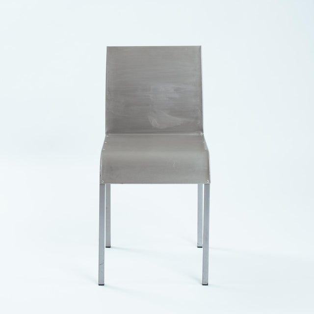 Postmodern dining chairs from the 1980s/90s. Most likely it comes from Belgium. Unfortunately designer and producer are...