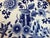 Spode Large Antique Early 19th Century English Chinoiserie Spode Blue and White Transferware Ironstone Turkey Platter in the Grasshopper Quail Pattern For Sale - Image 4 of 9