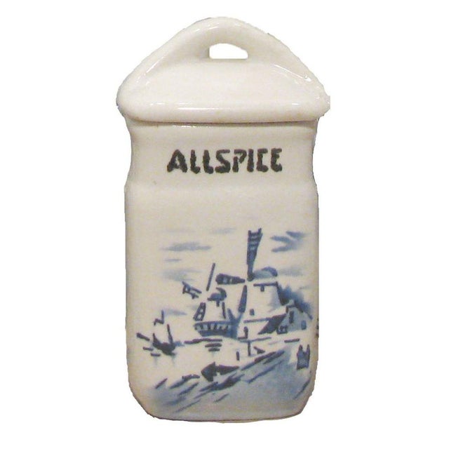 Delft Style Blue White Canister Collection S 5 Chairish