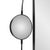 Contemporary Janik Stainless Steel Double Vanity Mirror- Brushed Black For Sale - Image 3 of 9
