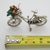 Vintage Italian Handmade Genuine Silver Bicycle With Flower Basket Figurine, Dollhouse Miniature, Made in Tuscany (Arezzo) For Sale - Image 9 of 9