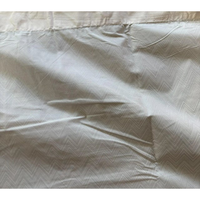 New Missoni Trevor Aqua Blue Queen Duvet Cover & Shams Set Made in Italy For Sale - Image 9 of 13