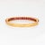 Vintage 10ct Ruby Bangle Bracelet 18k Yellow Gold High Karat Estate Fine Jewelry For Sale - Image 4 of 6