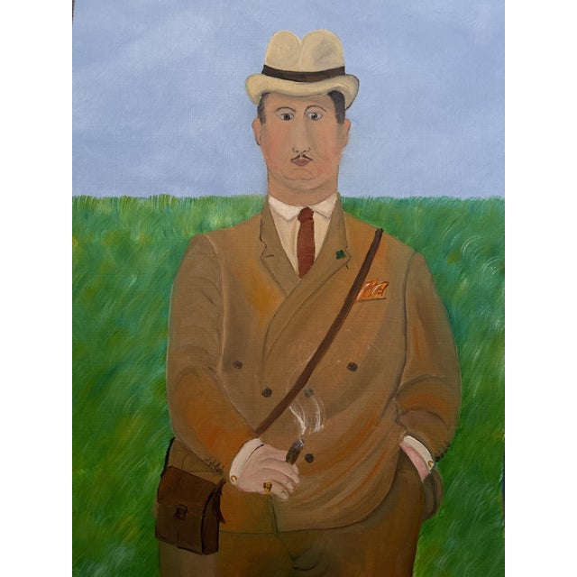 Horacio Sosa Cordero, El Ganador, 1981, Oil on Canvas For Sale - Image 7 of 9